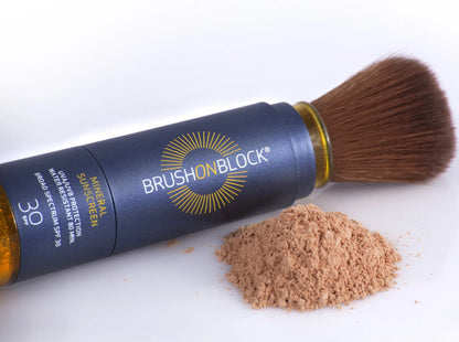 Brush On Block Sunscreen Powder Touch of tan SPF30
